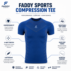 T-shirt de sport sans couture pour homme, séchage rapide, respirant, compression, fitness, course à pied, entraînement, vêtements de sport - Product Image 5