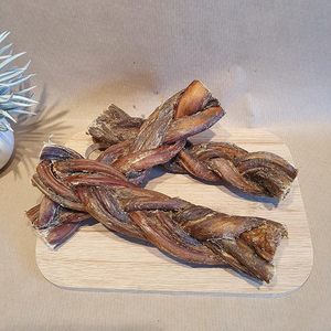 Bâtons à mâcher tressés pour chiens, en pénis de buffle naturel séché en usine, écologiques, faits à la main, type os, haute qualité, prix de gros - Product Image 1