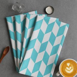 Venta directa de fábrica Toalla de cocina Uso doméstico de cocina Toallas de plato de algodón puro con logotipo personalizado - Product Image 3