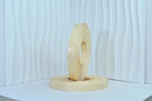 Rollo de Chapa de Madera de Álamo de Lujo con Figura Natural Ondulada para Decoración de Interiores - Product Image 3