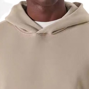 <b>Men</b> Regular Fit Drop Shoulder Fleece Hoodie 100% Cotton <b>Pullover</b> with Pocket | Winter Trending Modern Design - Product Image 5