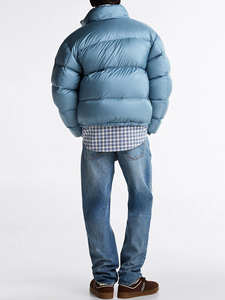 Veste d'hiver pour homme de haute qualité, personnalisée OEM, légère, à capuche, coupe-vent, parka rembourrée, veste matelassée - Product Image 2