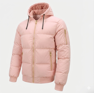 Custom Unisex Puffer <b>Jacket</b> Men High Quality <b>Waterproof</b> Front Logo Wholesale All Sizes Available Winter Warm Zipper Closure - Product Image 1