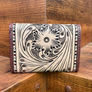 Cartera minimalista corta de cuero para hombre con logotipo personalizado, cartera plegable de cuero genuino RFID, monedero con cremallera, monedero de lujo con bolsillo - Product Image 5