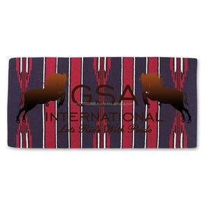 Manta de Silla de Montar Estilo Ecuestre Occidental, Algodón/Acrílico, 30x60, Tejida a Mano, Estilo Navajo Tradicional, Cómoda para Montar - Product Image 3