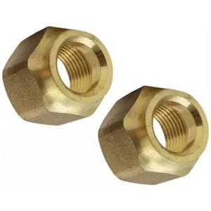 Tuerca de Unión de Latón Premium, Acabado Dorado Pulido, Grado Industrial, Resistente a la Corrosión, Accesorio de Tubería Duradero - Product Image 2