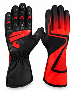 Guantes de Carreras de Dedo Completo, de Poliéster y Algodón, Impermeables, Ligeros, Antideslizantes, con Cierre de Gancho y Bucle, Unisex, para Invierno y Actividades al Aire Libre, con Paneles - Product Image 1