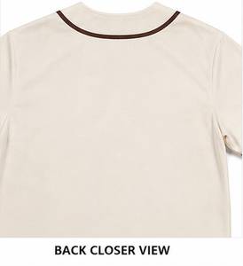 Camiseta de Béisbol de Toronto con Costuras Blancas, Unisex, Manga Corta, Cierre de Botones, Poliéster Estampado, Transpirable, Bordado de Verano - Product Image 4