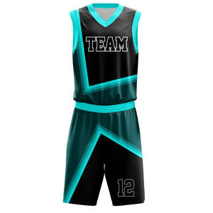 Ensemble d'uniformes de basketball brodés sur mesure, dernière collection, best-seller, uniformes de basketball tendance pour hommes - Product Image 2