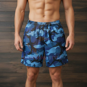 Pantalones Cortos de Malla Transpirable con Sublimación Digital Personalizados OEM de Bajo MOQ para Verano, Pantalones Cortos de Malla para Gimnasio y Baloncesto con Estampado Personalizado para Hombre - Product Image 2