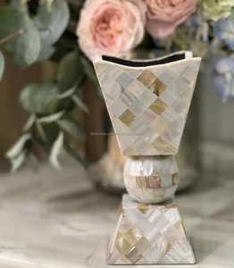 Vente d'un ensemble de brûleurs Bakhoor en nacre avec boîte et plateau en acrylique Meilleur brûleur d'encens design par Falak World Export - Product Image 6