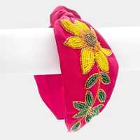 Diademas de 36 cm con Lentejuelas y Cuentas de Vidrio Bordadas a Mano, Unisex, de Alta Calidad, para Fiestas, Bodas y Regalos
