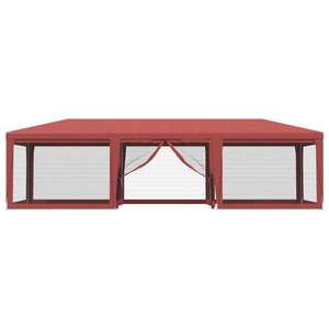 29.5 rosso x 13.1 'hdpe Wedding & Party tenda con pareti laterali 8 Mesh - Product Image 3