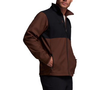 Custom Made Logo Design Men Softshell Jacket In Different Color Wholesale High Quality <b>Stand</b> Collar Softshell Jackets - Product Image 5