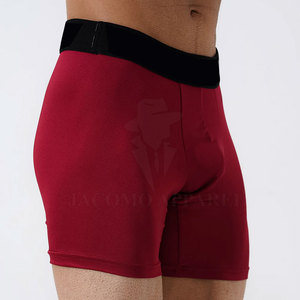 Premium Quality Cotton <b>Stretch</b> Fabric Breathable Soft Fit <b>Men</b> Boxer Rib Daily Wear Comfortable Waistband Custom Logo Pack - Product Image 5