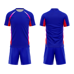 Maillot d'entraînement de football uni pour hommes Star Works Corporation, séchage rapide, 100 % polyester, uniforme de football personnalisé, col ras du cou - Product Image 5