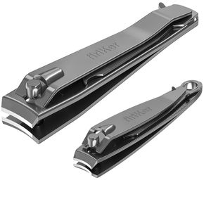 Ensemble de coupe-ongles robustes en acier inoxydable, coupe-ongles pour doigts et orteils, tranchants et faciles à utiliser, avec lime à ongles - Product Image 1