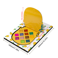 Vegane Hochpigmentierte Metallische Mineralpuder 12-Farben Schimmer/Glitzer Tierversuchsfreie Lidschatten-Palette 25g Private Label Individuell Anpassbar