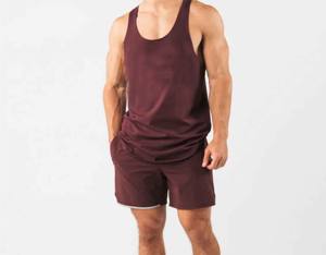 Shorts de sport décontractés respirants pour hommes - Entièrement personnalisables, taille élastique, tissu en toile, séchage rapide, qualité supérieure, prix raisonnable - Product Image 6