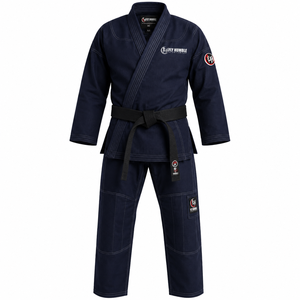 Kimono de BJJ Fly Humble pour homme, en coton bleu marine, Gi de judo pour adulte, coupe régulière, durable, respirant, sans couture, vêtements d'arts martiaux, pas cher - Product Image 1