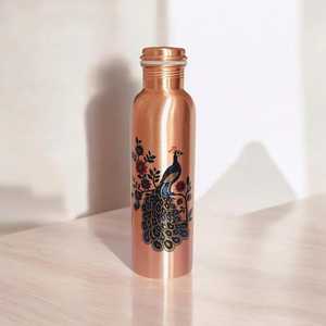 ขวดน้ำทองแดง BURAQ HANDICRAT ขนาด 1 ลิตร ออกแบบมาเพื่อการเดินทาง - Product Image 3