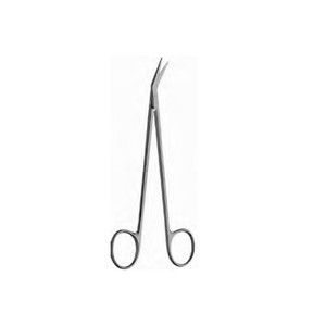 Ciseaux DeBAKEY-POTTS, longueur de la lame 1 pouce (25 mm), finition miroir, bout arrondi, longueur totale 6-1/2 pouces (16,5 cm), ZETOMEDPRO - Product Image 1