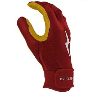 ถุงมือตีเบสบอลหนังแท้สำหรับผู้ใหญ่ ระดับมืออาชีพ ไซส์ XL XXL ระบายอากาศได้ดี แห้งเร็ว ทนทาน ปิดด้วยแถบตีนตุ๊กแก - Product Image 3