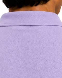 Light Purple Men Polo Shirt Short Sleeve Cotton Pique Fabric Casual Jacquard Pattern Turn <b>Down</b> Collar Luxury Summer Customized - Product Image 3