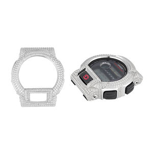 DW6900 Luxury Custom Mod Watch Acrylic <b>Case</b> CasiOak Style Hip Hop Designer Watch Kit Alarm Digital Movement Leather Band - Product Image 2