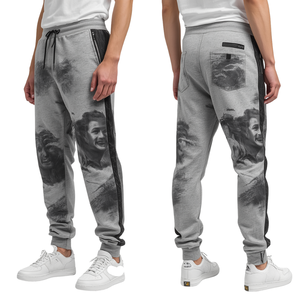 Premium Men Heavyweight Arctic Velocity Stacked Pants Featuring Dynamic Graphic Printing with Luxury Embroidered Fashion Detail - Product Image 2