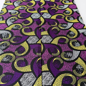 African Wax Print and Ankara Cambric Cotton Fabric with Multicolor Patterns High Quality for Traditional Clothing and Moder - Product Image 1