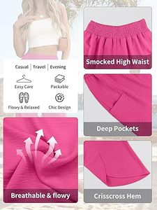 Women Wide Leg Casual <b>Pants</b> - Product Image 6