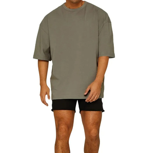 Camiseta de Hombre de Alta Calidad, 100% Algodón, Cuello Redondo, Estilo Hip Hop, con Estampado de Letras, Manga Corta, Logotipo - Product Image 4