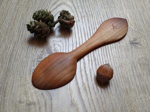 ช้อนชาไม้ธรรมชาติ ใช้ซ้ำได้ ช้อนตักน้ำตาลกาแฟ เกรดอาหาร เป็นมิตรกับสิ่งแวดล้อม อุปกรณ์ครัวสำหรับร้านกาแฟ - Product Image 2
