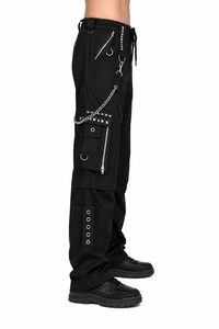 Pantalones Góticos Transpirables de Alta Calidad Personalizados 2026, Unisex, Corte Holgado, Múltiples Bolsillos, Moda Alternativa, Ropa Urbana - Product Image 4