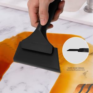 Spatola in gomma nera pura da 5 pollici per vetri auto, parabrezza, specchi, porte doccia e pulizia del bagno - Product Image 4