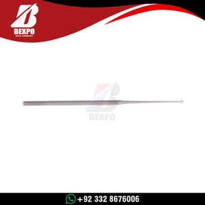 Curette manuelle Bexpo Buck Ear 5,34 pouces droite à bout émoussé en acier inoxydable, instrument chirurgical ORL, outil d'otologie de précision de haute qualité - Product Image 4