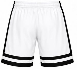 <b>Men</b> <b>White</b> Sublimated Ice Hockey <b>Shorts</b> Polyester Striped Sports Uniform Athletic Team Match Training Wear Apparel - Product Image 2