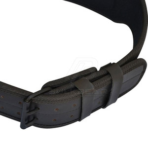 Adjustable Cowhide High Quality Lightweight Eco-Friendly Thick Gym <b>Belt</b> for Unisex Weightlifting <b>Exercise</b> Use - Product Image 3