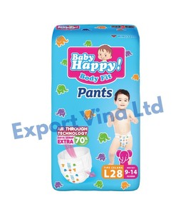 Pañales Desechables Baby Happy Pants L28, Ajuste Perfecto, Mantienen la Piel de tu Bebé Seca, al Mejor Precio - Product Image 3