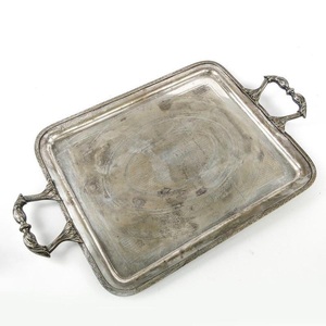 Plateaux en aluminium standard avec poignée, forme personnalisée, plateau de service alimentaire argenté pour table, utilisés dans les hôtels et les mariages - Product Image 5