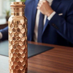 handmade <b>copper</b> <b>bottle</b> indian <b>copper</b> <b>bottle</b> decorative <b>copper</b> <b>bottle</b> luxury <b>copper</b> <b>bottle</b> premium - Product Image 3