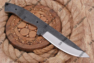 Cuchillo de Caza y Camping de Hoja Fija de Acero al Carbono Forjado a Mano con Espiga Completa, Punta Caída, Longitud de Hoja Personalizable, ODM - Product Image 3