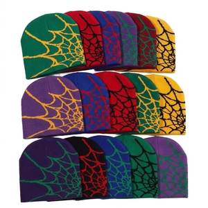Bonnet unisexe en jacquard, bonnet d'hiver tricoté personnalisé en fibre acrylique, impression numérique, vente en gros pour les voyages - Product Image 2