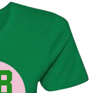 T-shirt AKA The Eight Club 8 en coton premium vert, col rond, manches courtes, doux, respirant, décontracté pour femme - Product Image 4
