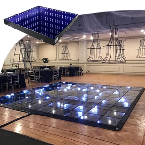 Anycase Chất lượng cao màu đen 3 năm bảo hành dễ dàng lắp ráp Disco ngoài trời 3D LED Dance sàn cho thuê tổ chức sự kiện - Product Image 3