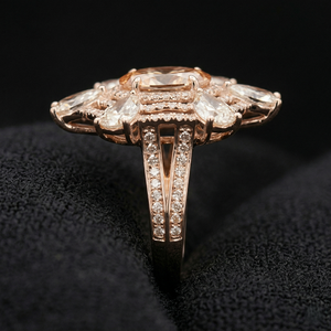 Anillo de Diamantes de Oro, Joyería Elegante y con Estilo para Bodas, Compromisos, Fiestas y Uso Diario - Product Image 2