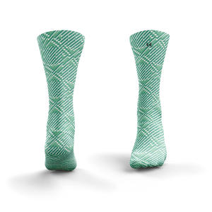 Chaussettes de sport personnalisées en tricot solide imprimé, haute adhérence, respirantes, hauteur genou, 100% coton, antidérapantes, écologiques - Product Image 4