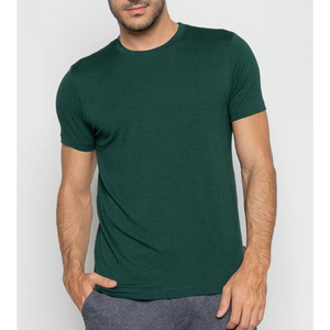 T-shirt uni pour homme, col rond, manches courtes, vêtement décontracté, impression personnalisée, t-shirt pour homme de haute qualité en coton - Product Image 3