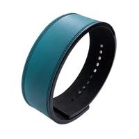 Ceinture de musculation en cuir robuste avec levier de fermeture réglable, support lombaire durable et imperméable